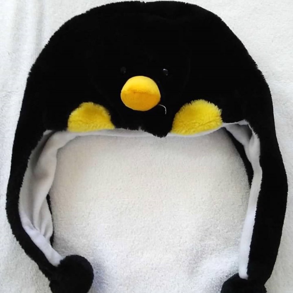 Adult Penguin Winter Hat One Size